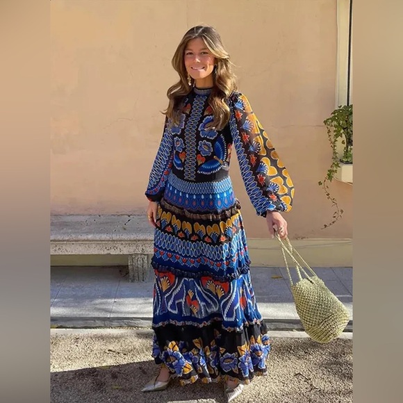 Farm Rio Anika Maxi Dress - Picture 2 of 3